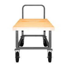 Load image into Gallery viewer, Durham WHPTA-WD-3060-8MR-95 Platform Truck, Adjustable Height, Wood Deck, 1800 Lbs. Capacity, 30 X 60