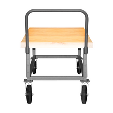 Load image into Gallery viewer, Durham WHPTA-WD-2448-8MR-95 Platform Truck, Adjustable Height, Wood Deck, 1800 Lbs. Capacity, 24 X 48