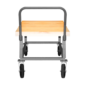 Durham WHPTA-WD-2448-8MR-95 Platform Truck, Adjustable Height, Wood Deck, 1800 Lbs. Capacity, 24 X 48