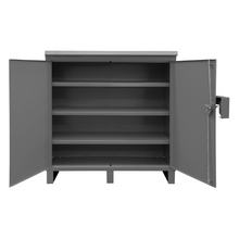 Load image into Gallery viewer, Durham JSC-602460-95 Job Site Cabinet, Lockable, 3 Shelves, 64-1/8 X 28-1/16 X 62-7/8