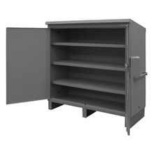 Load image into Gallery viewer, Durham JSC-602460-95 Job Site Cabinet, Lockable, 3 Shelves, 64-1/8 X 28-1/16 X 62-7/8