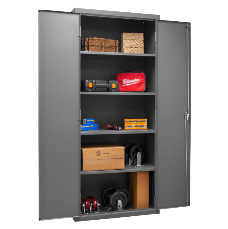 Durham 2603-4S-95 Cabinet, 16 Gauge, 4 Shelves, 36 X 18 X 84