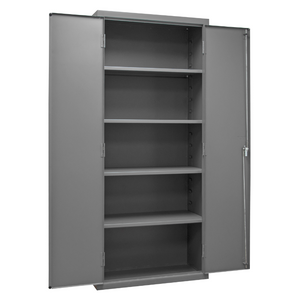 Durham 2505-4S-95 Cabinet, 16 Gauge, 4 Shelves, 48 X 24 X 78