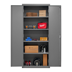 Durham 2505-4S-95 Cabinet, 16 Gauge, 4 Shelves, 48 X 24 X 78