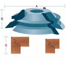 Load image into Gallery viewer, Grizzly Industrial Shaper Cutter - Double Lock Miter, 3/4&quot; Bore