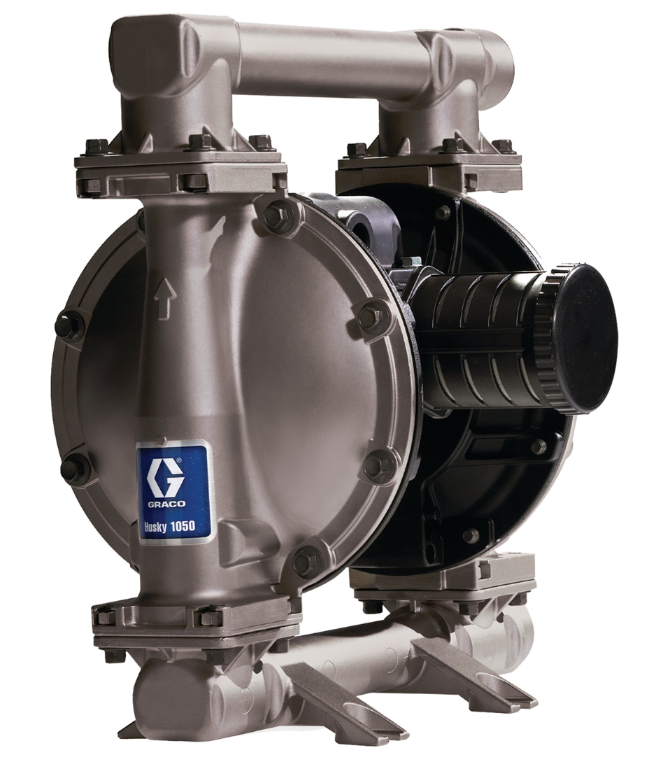 Graco 651296 Husky 1050 SS 1 in. (25.4 mm) NPT Pump, Conductive PP Center Section, SS Seats, SS Balls & PTFE Diaphragm