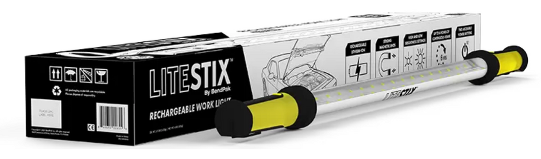 BendPak 5150063 LITESTIX LS3MDX Lithium Rechargeable Underhood Work Light / 1,200 Lumens