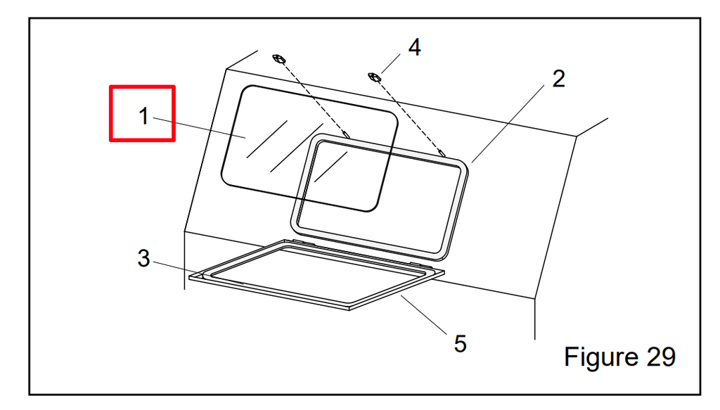 Clemco 12212 Window Glass - 12-1/2