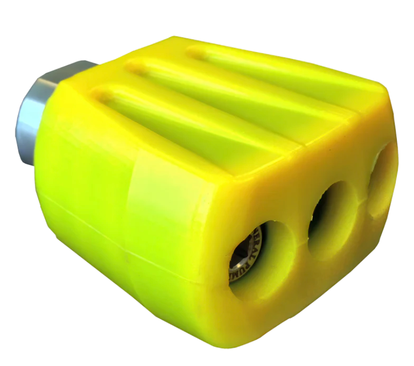 Barens 7050 HX323 #8.0 Hydro Excavating Tri Nozzle 1/2