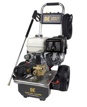 Load image into Gallery viewer, BE B4213HESAS 4,200 PSI 4.2 GPM Cold Water Gas Pressure Washer with Honda GX390 Electric Start Engine and CP Triplex Pump on Stainless Steel Frame
