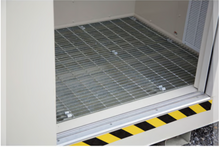 Load image into Gallery viewer, Justrite 913041 4-Drum, Explosion Relief Panels, 4-Hour Fire-Rated Outdoor Safety Locker