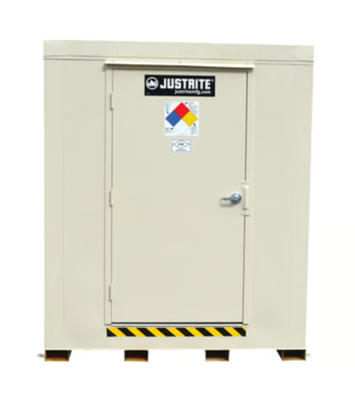 Justrite 913020 2-Drum, 4-Hour Fire-Rated Outdoor Safety Locker