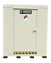 Load image into Gallery viewer, Justrite 912041 4-Drum, Explosion Relief Panels, 2-Hour Fire-Rated Outdoor Safety Locker
