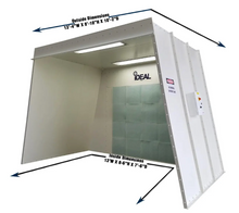 Load image into Gallery viewer, iDeal PSB-AFOFB1388-3PH-230V-AK Open Front Paint Booth 13'W-8'H-7.6'D ID - 3PH-230/460V