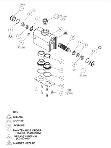 Binks - 0115-010424 SPOOL AND SLEEVE ASSEMBLY