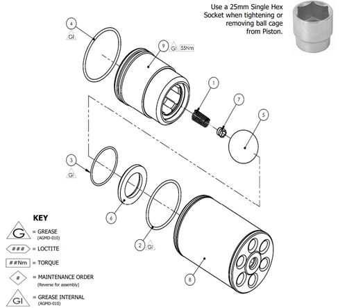 Devilbiss - 162854 FEP ENCAPSULATED VITON O-RING Ø82.22 X 2.62