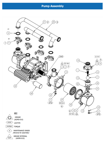 Binks - 193705 AIR MOTOR ASSEMBLY, MAPLE 30