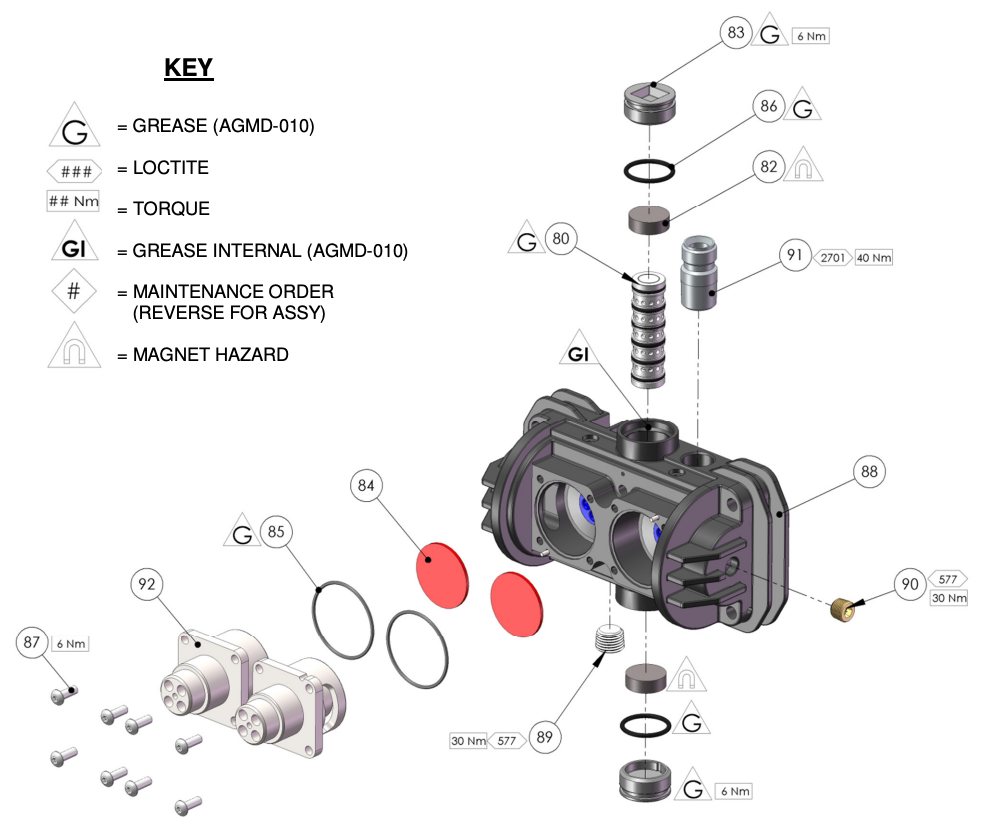 Binks - 0115-010015 SPOOL AND SLEEVE ASSEMBLY