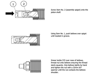 Binks Replacement Bellows Positioning Tool