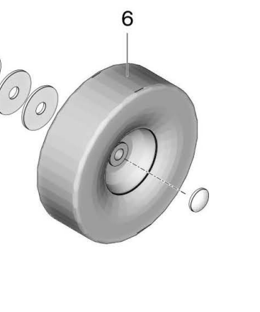 Graco 16Y889 Wheel, 11