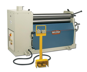 Baileigh Industrial - 220V 3Phase Hydraulic Plate Roll. 4' Length 3 Gauge (1/4") Mild Steel Capacity