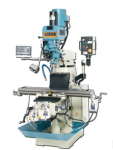 Baileigh Industrial - 220V 1Phase Variable Speed Vertical Milling Machine.  9" x 49" Table. Yaskawa VFD