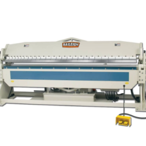 Baileigh Industrial - 220 Volt 3 Phase Heavy Duty Hydraulic Box and Pan Brake, 6' Length, 10 Gauge Mild Steel Capacity