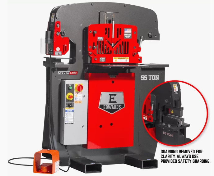 Edwards - 55 Ton Ironworker 3 Phase, 230 Volt with PowerLink