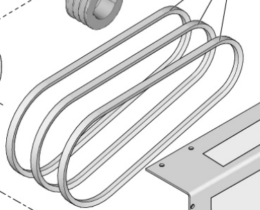 Graco 127527 Belt Kit Gforce II 4040 HC BD