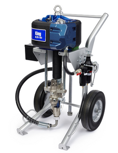 Graco K45FH0 King 45:1 Sprayer, Integrated Filter, Heavy Duty Cart, Air Controls, Siphon Kit