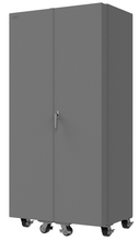 Load image into Gallery viewer, Durham DCM36-BDLP-132-95 Mobile Bin Cabinet, 14 Gauge, 132 Bins, 36 x 24 x 76