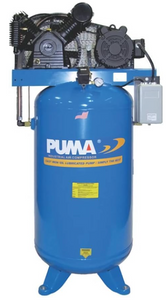 Puma Industries TN-7580VM 7.5 HP, 80 Gallon Vertical Tank With Magnetic Starter