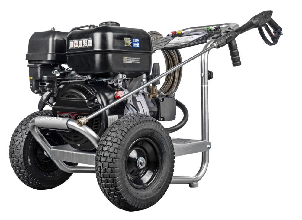 Simpson Industrial Series IS61029 49-State 4400 PSI at 4.0 GPM CRX® 420 with AAA® Triplex Plunger Pump Cold Water Gas Professional Pressure Washer