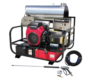 Pressure-Pro 8012PRO-30HG Electric Start Honda Engine, 3000 PSI (Gas/Hot Water) Super Skid Belt-Drive Pressure Washer