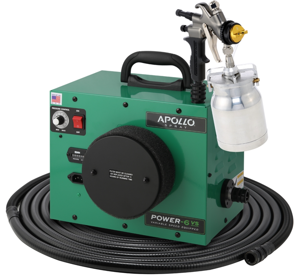 Apollo PW6-VS-110-7700GT-600 POWER-6-VS, 6-Stage, 120V, 32' Air Flex, A7700GT-600