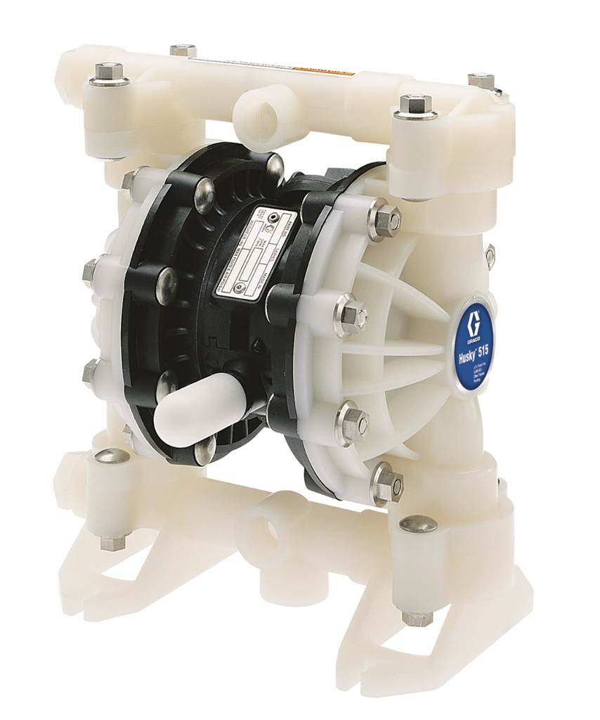 Graco D51277 Husky 515 AC 1/2 in NPT Standard Pump, PP Center Section, AC Seats, BN Balls & BN Diaphragm