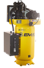 Load image into Gallery viewer, EMAX ES05V080l1 5 HP 80 gal. 2-Stage Industrial Inline Pressure Lubricated Pump SILENT Air Compressor, 175 PSI, 1-Phase