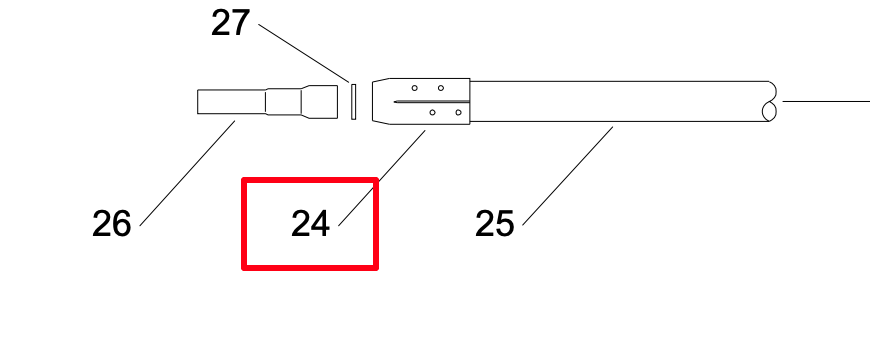 Clemco 04127  NHP-2 Nylon Nozzle Holder (Contractor Thread)