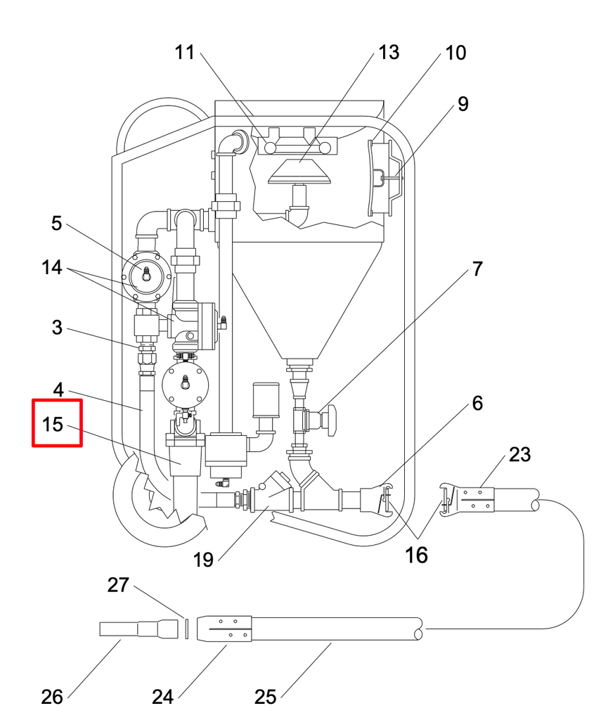 Clemco 22424 Air Filter 1