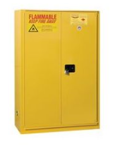 Load image into Gallery viewer, Eagle 60-gal.capacity Flammable storage Cabinet w/ 5 Shelves &amp; 2 Door-Sliding Self Close - Yellow