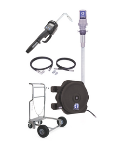 Graco 24H752 Ld Series 3:1 275 Gallon (1040 Liter) Tote Mobile Oil Pump Package - Preset Meter