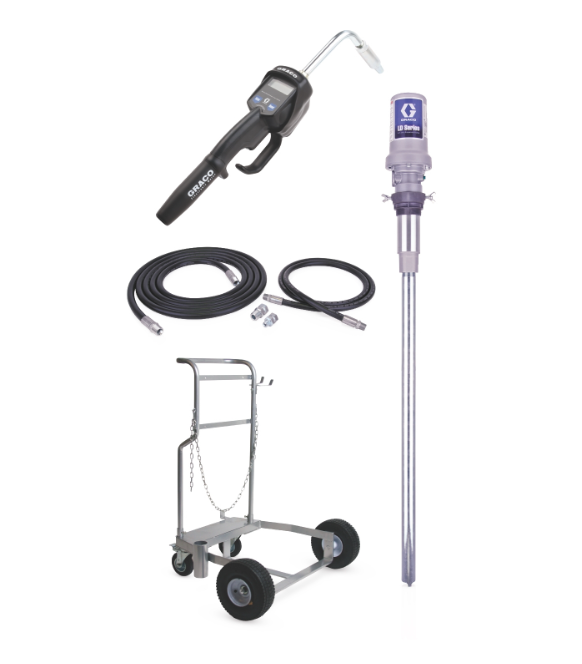 Graco 24H775 Ld Series 3:1 Mobile Oil Pump Package - Manual Meter Type