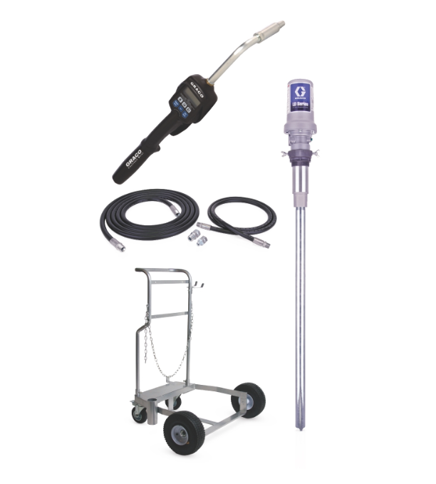 Graco 24H777 Ld Series 3:1 Mobile Oil Pump Package - Preset Meter Type