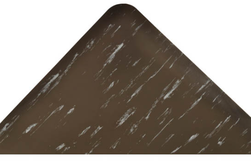 Justrite™ Mat,970 Marble Sof-tyle Grande 4x75 Black