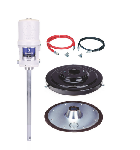 Graco 244635 Fire-Ball® 425 Series 75:1 120 Lb. (54 Kg) 1/2 In. X 6 Ft. Grease Pump Stationary Cover-Mount Package