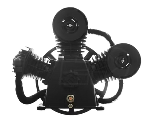 EMAX APP3Y0732TR3 7.5HP 32CFM Displacement 2 Stage Reciprocating Splash Lube Bare Pump w/Flywheel