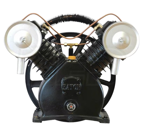 EMAX APP2V0732S 7.5HP 32CFM Displacement Single Stage Reciprocating Splash Lube Bare Pump w/ flywheel