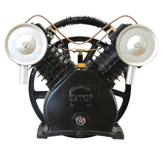 EMAX APP2V0732S 7.5HP 32CFM Displacement Single Stage Reciprocating Splash Lube Bare Pump w/ flywheel
