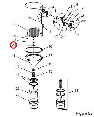 Clemco 20108 Nut, 1/2