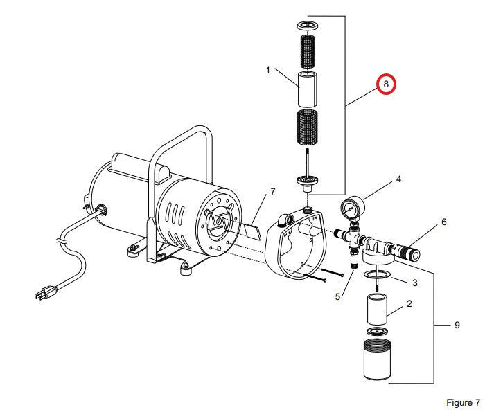 Clemco 21836 Filter Assembly, Intake